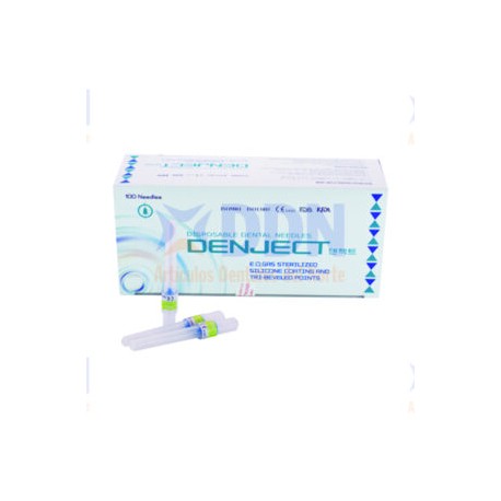 AGUJA DENTAL DIF TAMAÑOS PAQ C/100